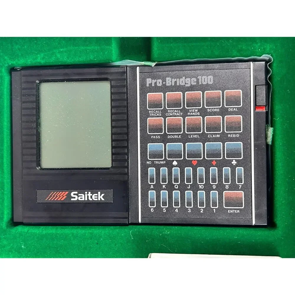 Saitek Pro Bridge 100 Handheld Electronic Computer New Condition